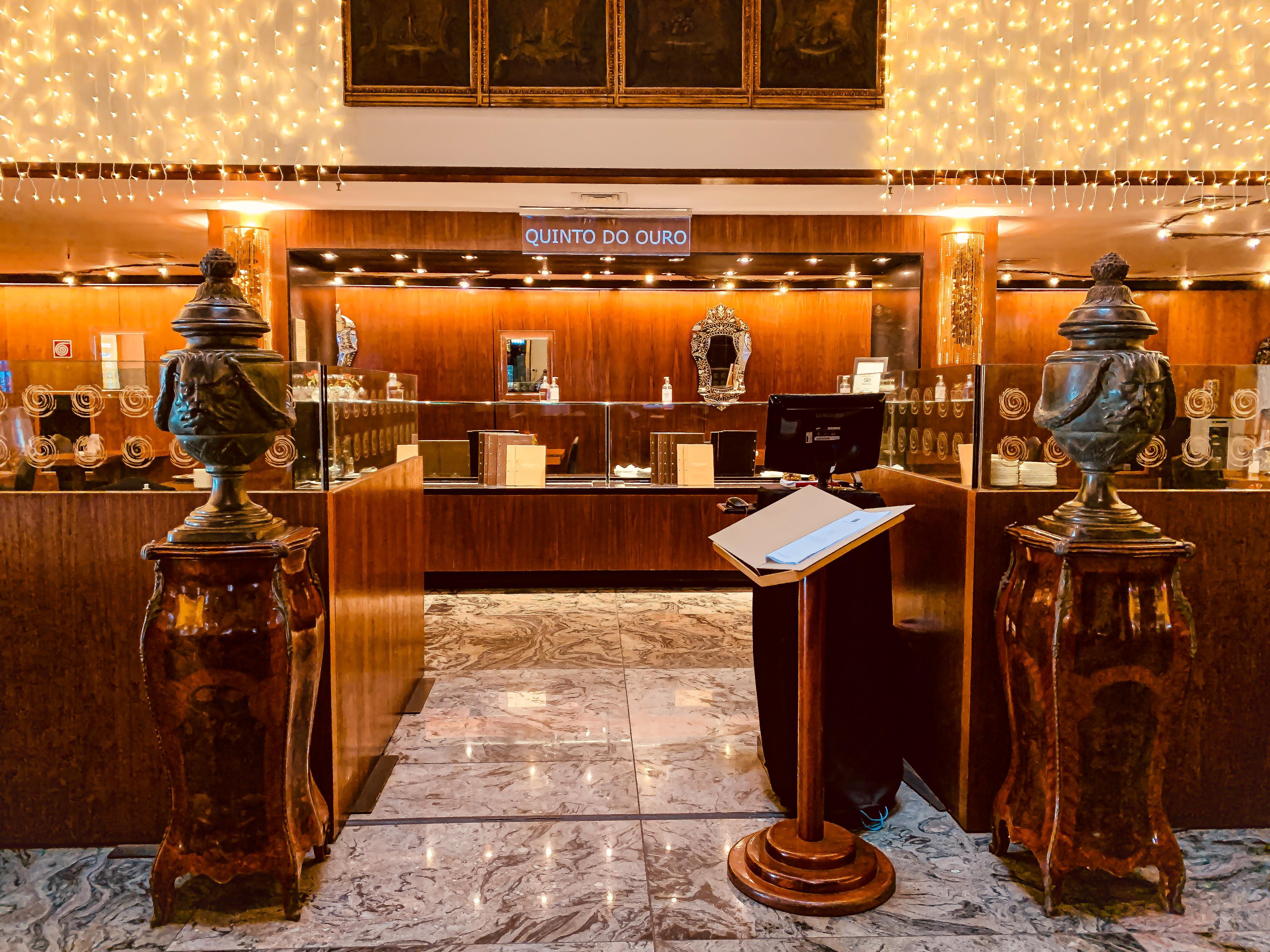 Ouro Minas Hotel Belo Horizonte, Dolce By Wyndham Exteriér fotografie The lobby of the hotel