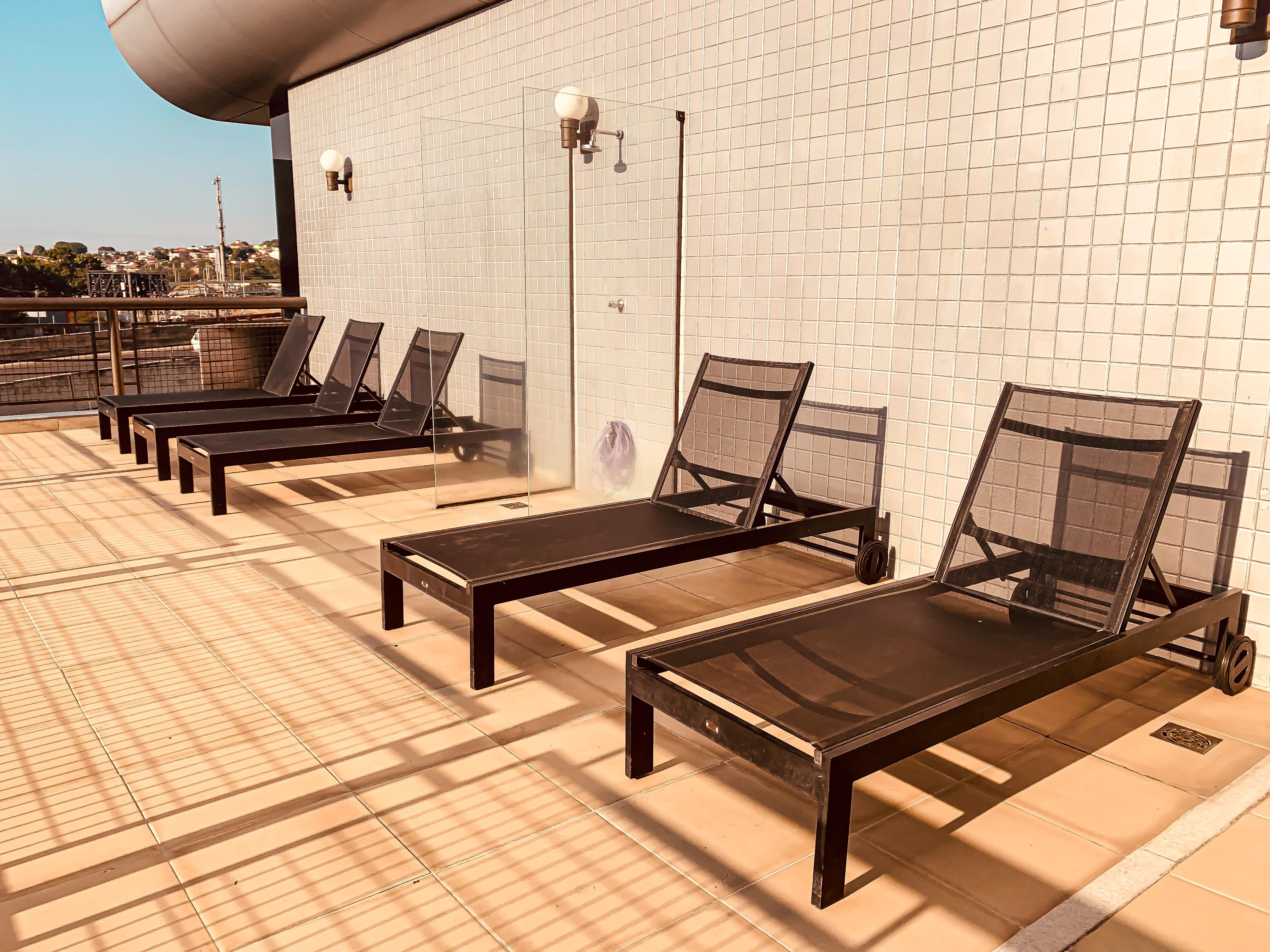 Ouro Minas Hotel Belo Horizonte, Dolce By Wyndham Exteriér fotografie Sunloungers