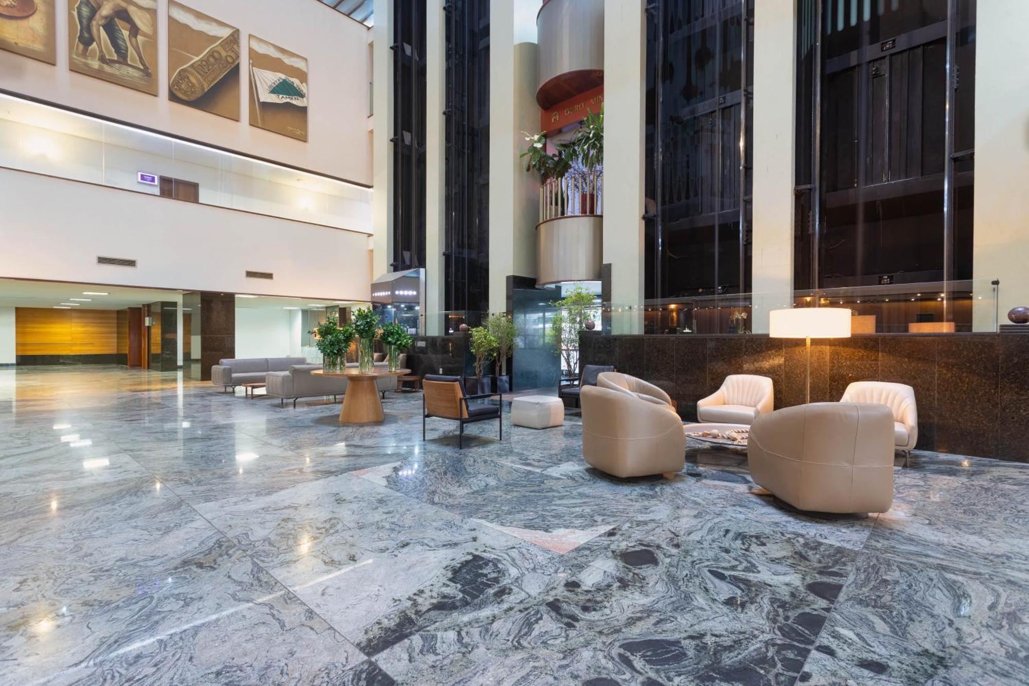 Ouro Minas Hotel Belo Horizonte, Dolce By Wyndham Exteriér fotografie Lobby