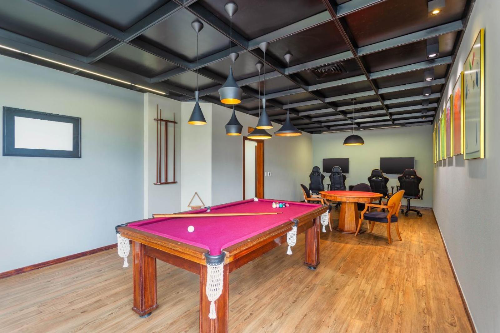 Ouro Minas Hotel Belo Horizonte, Dolce By Wyndham Exteriér fotografie The pool table at the office