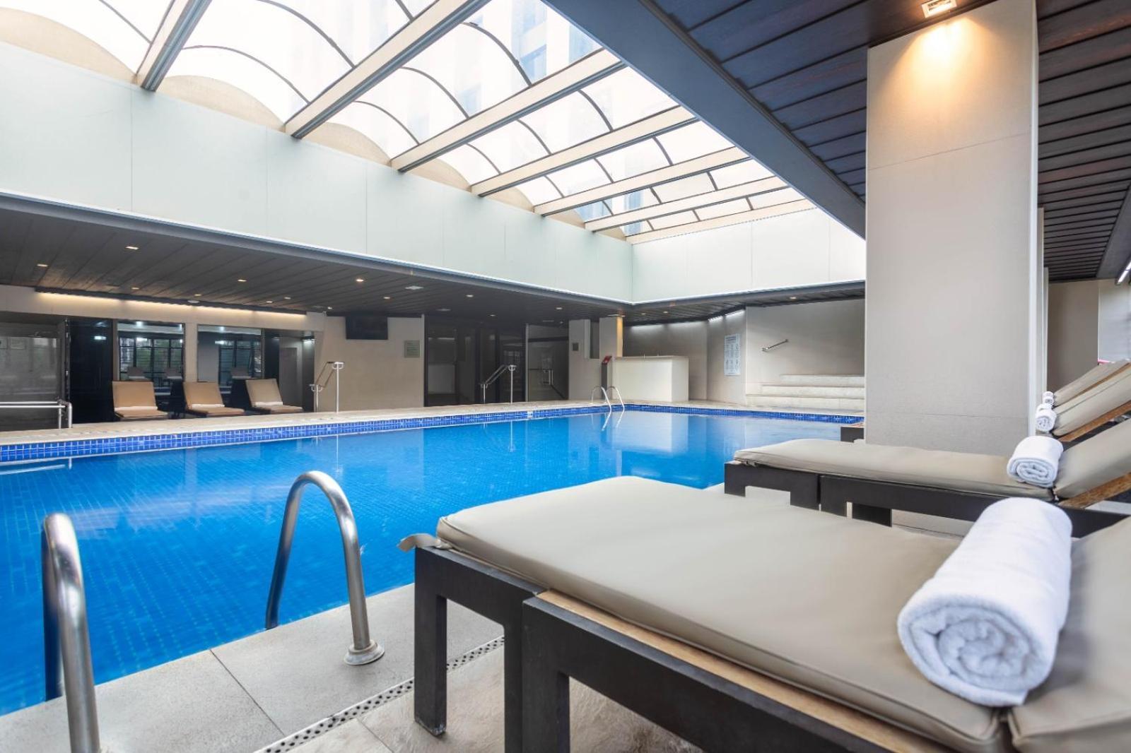 Ouro Minas Hotel Belo Horizonte, Dolce By Wyndham Exteriér fotografie The pool at the hotel
